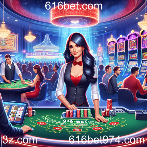 A Emoção do Cassino Ao Vivo no 616bet.com